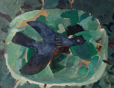 Oiseau et feuillage