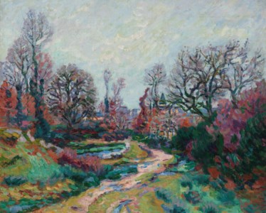 Chemin de l'abreuvoir, après la pluie