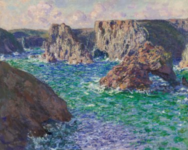 Claude Monet, La Roche Guibel, Port-Domois