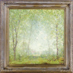 Verdant country landscape