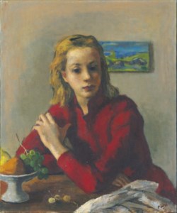 Girl in a Red Blouse