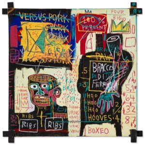 Jean-Michel Basquiat, The Italian Version of Popeye has no Pork in his Diet