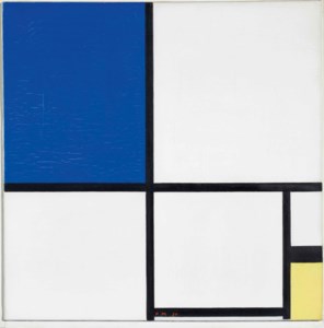 Piet Mondrian, Composition No. II with Blue and Yellow