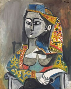 Pablo Picasso, Femme au costume turc dans un fauteuil
