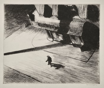 Night Shadows, from Six American Etchings (Series I)