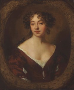 Portrait of Dame Ann Dashwood, bust-length, in a feigned wreath