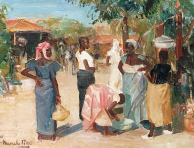 Women at the market, Katanga Femmes au march, Katanga