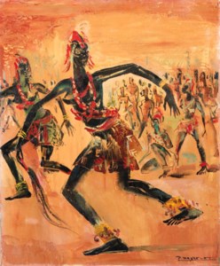 Two congolese dancers Deux danseurs congolais
