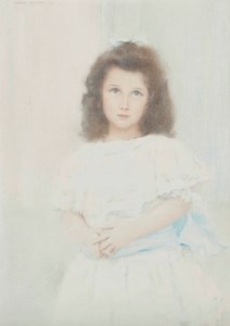Portrait of a Renée Lambert de Rothschild, daughter of the founder of the Lambert bank