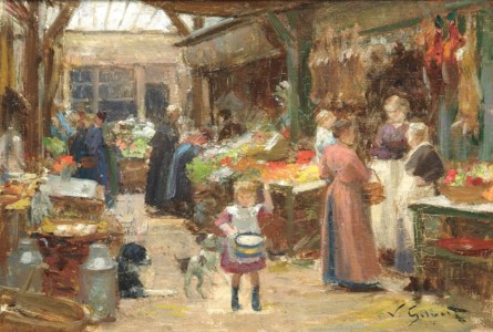 A French food market