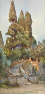 The garden steps