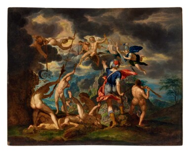 Battle Between the Gods and Titans