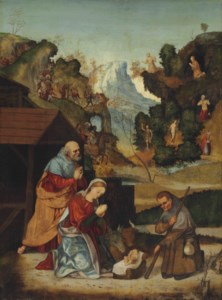 The Nativity, with the Procession of the Magi