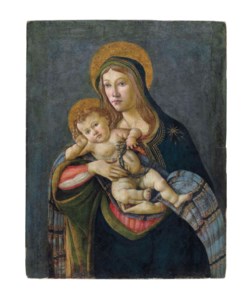 The Madonna and Child with the Crown of Thorns and three nails