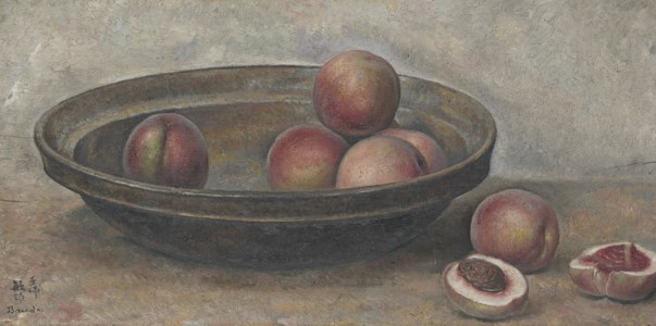 Nature morte aux pêches