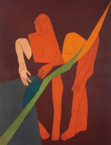 Tyeb Mehta, Diagonal XV