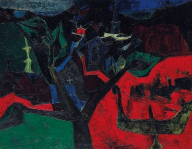 Untitled (Village dans un Paysage)