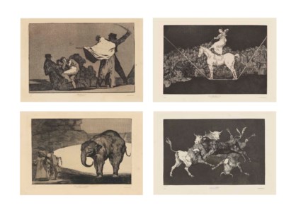 The four additional plates for; Los Proverbios (D. 220-3; H. 266-9)