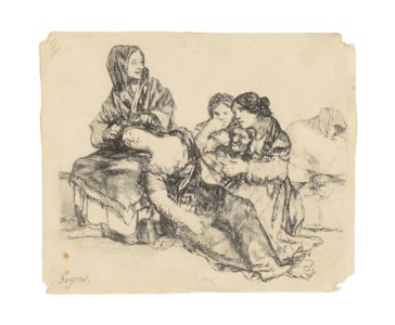 Group with sleeping woman (D. 277; H. 279)