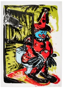 Clown Taking a Shit