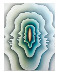 Loie Hollowell, Lick Lick in Blue, Green and Yellow