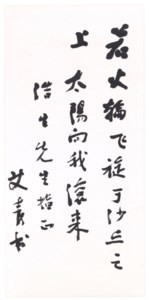Calligraphy in Running Script