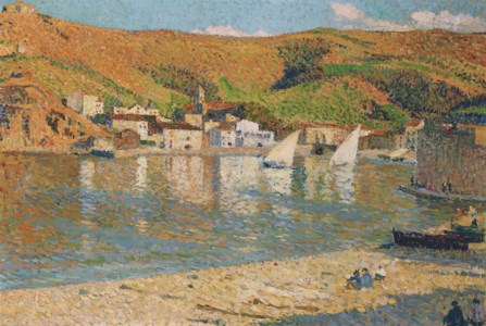 Henri Martin, Les collines dominant le port de Collioure