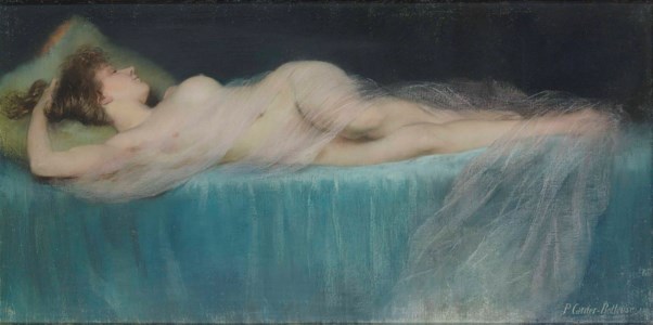 Sleeping nude