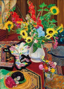 Still life with sunflowers