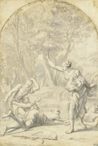 Latona turning the Lycian peasants into frogs
