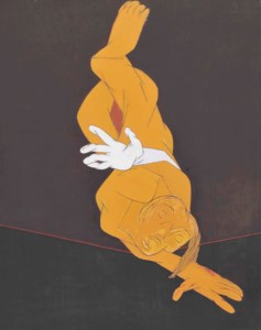 Tyeb Mehta, Untitled (Falling Figure)