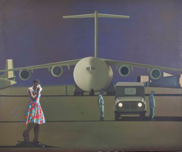 Morning in the Heart, a painting for Patrice Lumumba