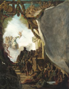 An allegorical scene