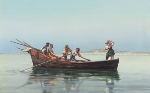 An outing on the Bay of Naples