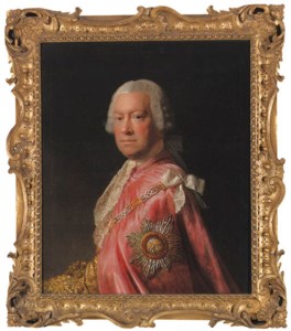 Portrait of Sir Andrew Mitchell, K.B. (1708-1771) , half-length, in the Robes of the Order of the Bath