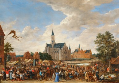 David Teniers the Younger, The Potters' Fair at Ghent
