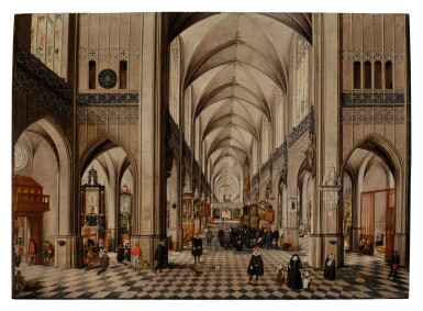 Interior of the Antwerp Cathedral