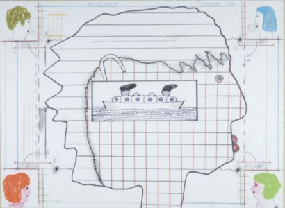 Untitled #212; and a companion drawing