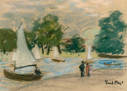 Boating on a Lake