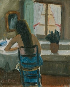 Woman sitting at a Window