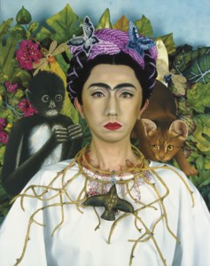 An Inner Dialogue with Frida Kahlo (Collar of Thorns)