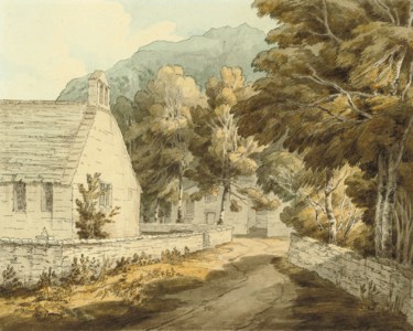 The chapel at Borrowdale, Cumberland