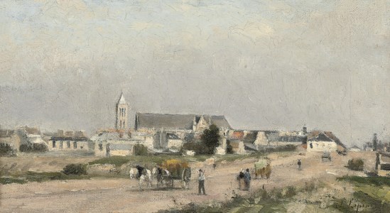 Vue d'un village