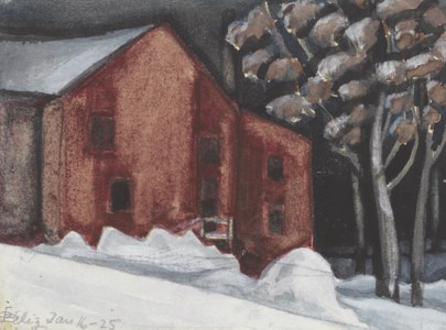 Study for "Old House, Elizabeth, New Jersey"