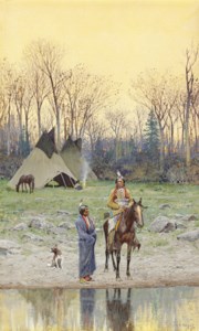 Indian on Horseback