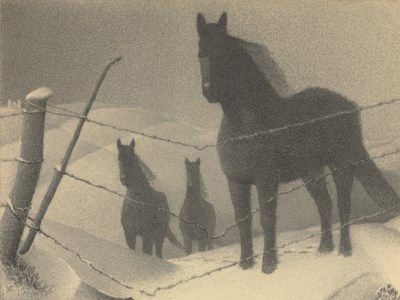Grant Wood, Study for "February"