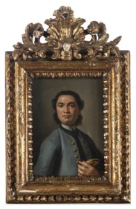 Portrait of a Gentleman, small half length, holding a glove