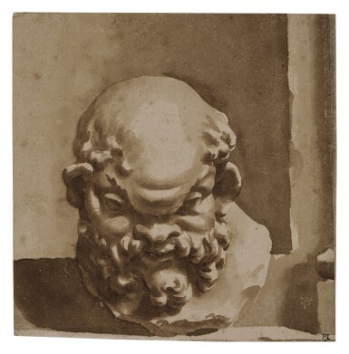Study of the Head of Bacchus, after the Antique