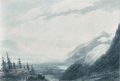 The Approach to Martigny, Rhone Valley, Valais