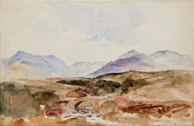 A stream in the Welsh Mountains near the Snowdon range